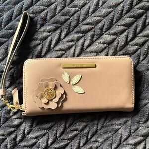 Anne Klein Rose Floral Wristlet Wallet